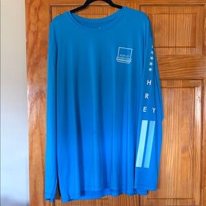 Hurley Vibrant Blue Graphic Long Sleeve Tee
